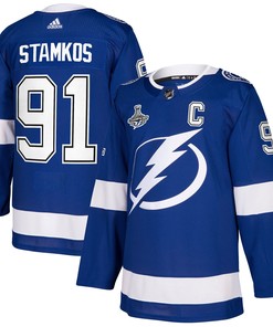 Steven Stamkos Tampa Bay Lightning Adidas 2021 Stanley Cup Champions Authentic Player Jersey - Blue Nhl