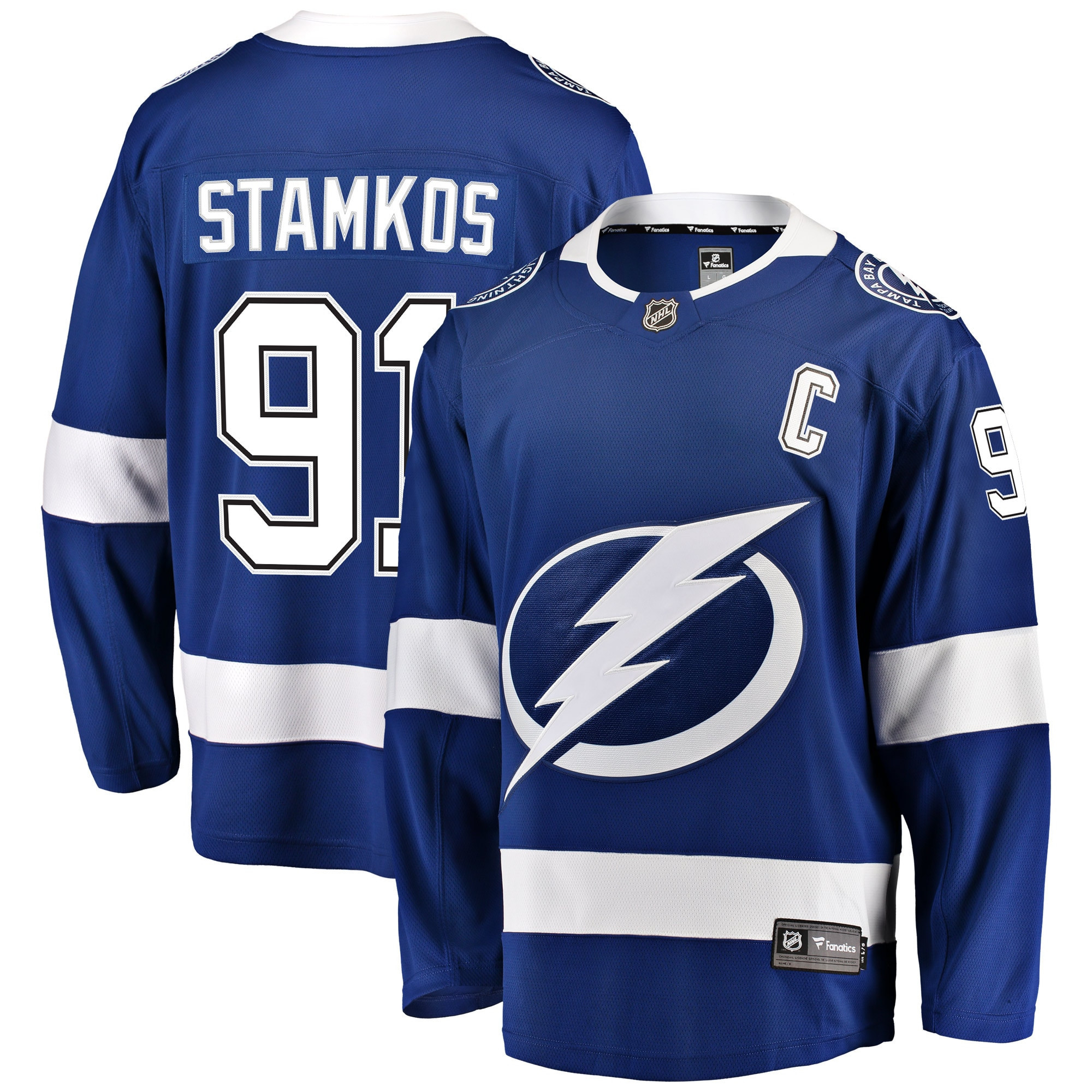 Steven Stamkos Tampa Bay Lightning Fanatics Branded Breakaway Player Jersey - Blue Nhl