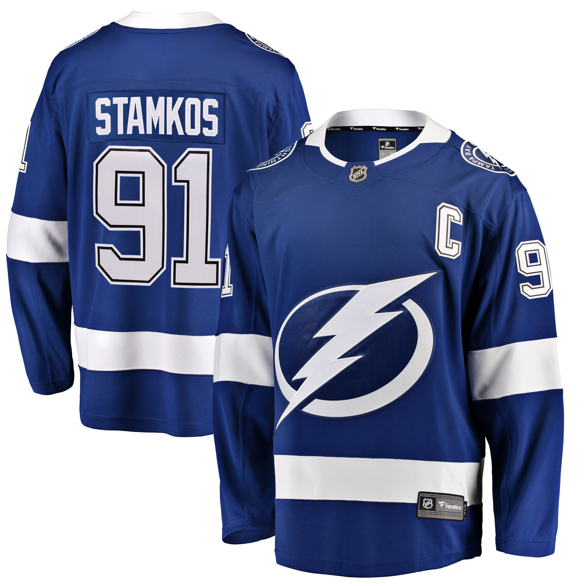 Steven Stamkos Tampa Bay Lightning Fanatics Branded Home Breakaway Player Jersey - Blue Nhl