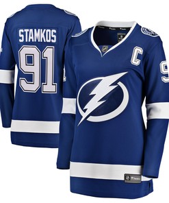 Steven Stamkos Tampa Bay Lightning Fanatics Branded Womens Home Breakaway Player Jersey - Blue Nhl