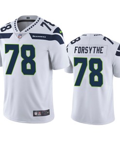 Stone Forsythe 78 Seattle Seahawks White Vapor Limited Jersey