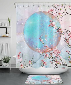 Sun Shower Curtain Home Decor