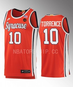 Symir Torrence 10 Syracuse Orange Limited Uniform Jersey 2022-23 Retro Basketball Orange
