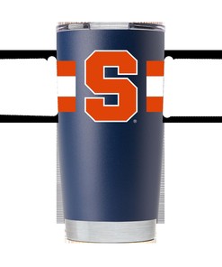 Syracuse Navy Tumbler w- Stripes - Sleek Syracuse Navy Tumbler w- Stripes for Everyday Use