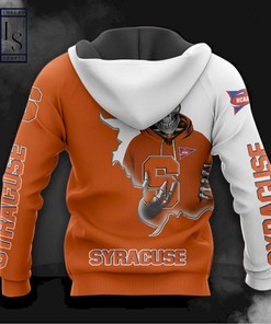 Syracuse Orange Hip Hop Skeleton Hoodie 3D
