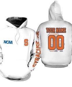 Syracuse Orange NCAA Bomber 3D Personalized Hoodie