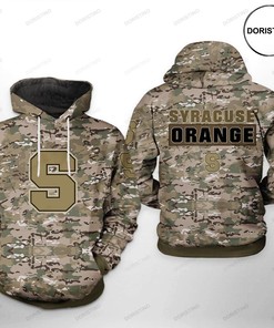 Syracuse Orange NCAA Camo Veteran Awesome 3D Hoodie