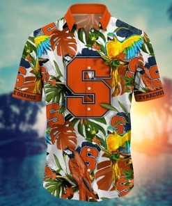 Syracuse Orange NCAA Flower Hawaii Shirt For Fans Ver 1