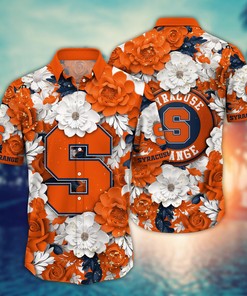 Syracuse Orange NCAA Flower Hawaii Shirt For Fans Ver 12