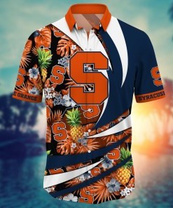 Syracuse Orange NCAA Flower Hawaii Shirt For Fans Ver 17