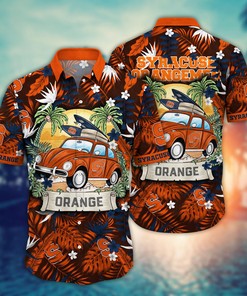 Syracuse Orange NCAA Flower Hawaii Shirt For Fans Ver 2