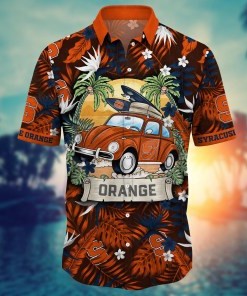 Syracuse Orange NCAA Flower Hawaii Shirt For Fans Ver 2