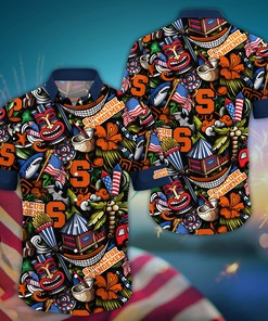 Syracuse Orange NCAA Flower Hawaii Shirt For Fans Ver 23