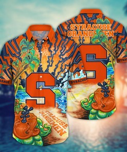 Syracuse Orange NCAA Flower Hawaii Shirt For Fans Ver 3
