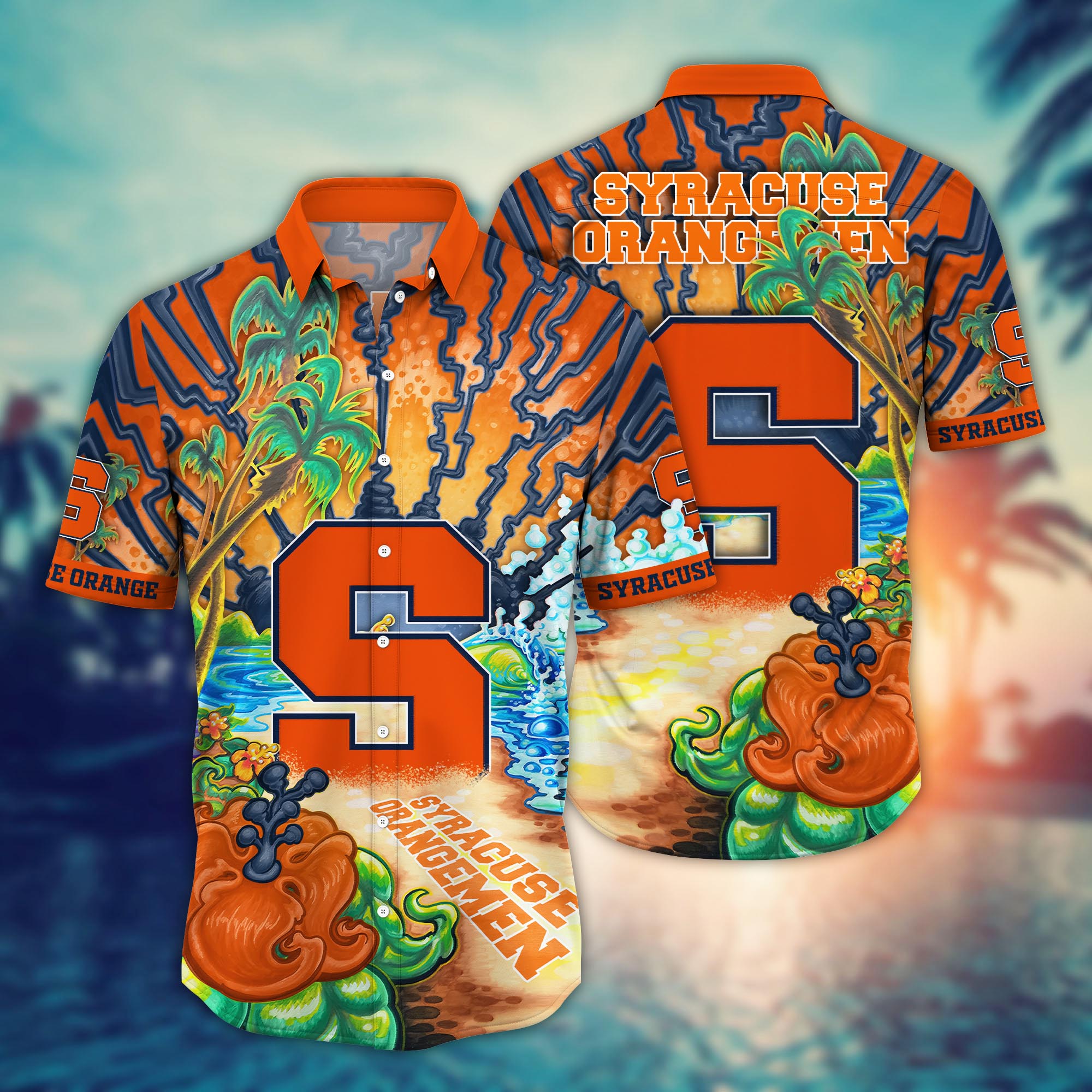 Syracuse Orange NCAA Flower Hawaii Shirt For Fans Ver 3