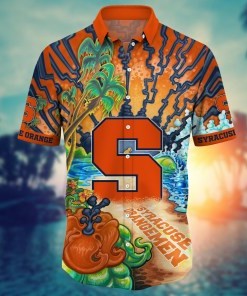 Syracuse Orange NCAA Flower Hawaii Shirt For Fans Ver 3