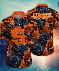 Syracuse Orange NCAA Flower Hawaii Shirt For Fans Ver 34