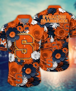 Syracuse Orange NCAA Flower Hawaii Shirt For Fans Ver 35