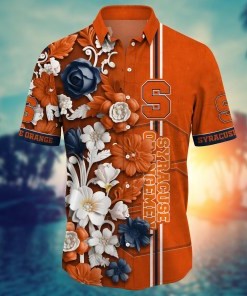 Syracuse Orange NCAA Flower Hawaii Shirt For Fans Ver 37