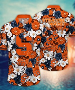 Syracuse Orange NCAA Flower Hawaii Shirt For Fans Ver 4