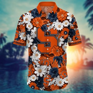 Syracuse Orange NCAA Flower Hawaii Shirt For Fans Ver 4