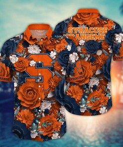 Syracuse Orange NCAA Flower Hawaii Shirt For Fans Ver 7