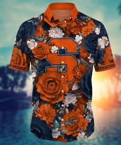 Syracuse Orange NCAA Flower Hawaii Shirt For Fans Ver 7