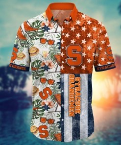 Syracuse Orange NCAA Flower Hawaii Shirt For Fans Ver 8