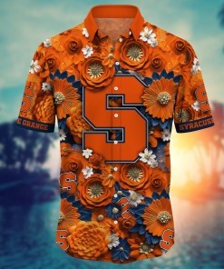 Syracuse Orange NCAA Hawaiian Shirt for This Summer Customize Shirt Any Team