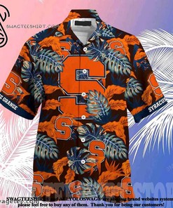 Syracuse Orange Stress Blessed Obsessed Summer Beach Hawaiian Shirt