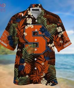 Syracuse Orange Summer Hawaiian Shirts, With Tropical Patterns for Fans