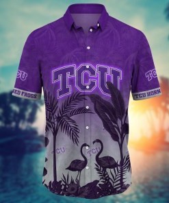 TCU Horned Frogs NCAA Flower Hawaii Shirt For Fans Ver 10