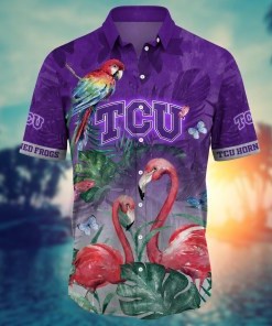 TCU Horned Frogs NCAA Flower Hawaii Shirt For Fans Ver 11