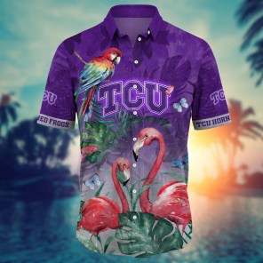 TCU Horned Frogs NCAA Flower Hawaii Shirt For Fans Ver 11