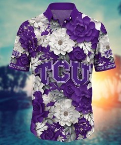 TCU Horned Frogs NCAA Flower Hawaii Shirt For Fans Ver 12