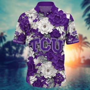 TCU Horned Frogs NCAA Flower Hawaii Shirt For Fans Ver 12