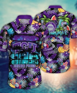 TCU Horned Frogs NCAA Flower Hawaii Shirt For Fans Ver 13