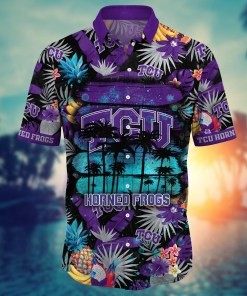 TCU Horned Frogs NCAA Flower Hawaii Shirt For Fans Ver 13