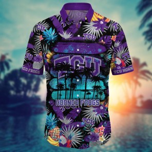 TCU Horned Frogs NCAA Flower Hawaii Shirt For Fans Ver 13