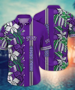 TCU Horned Frogs NCAA Flower Hawaii Shirt For Fans Ver 14