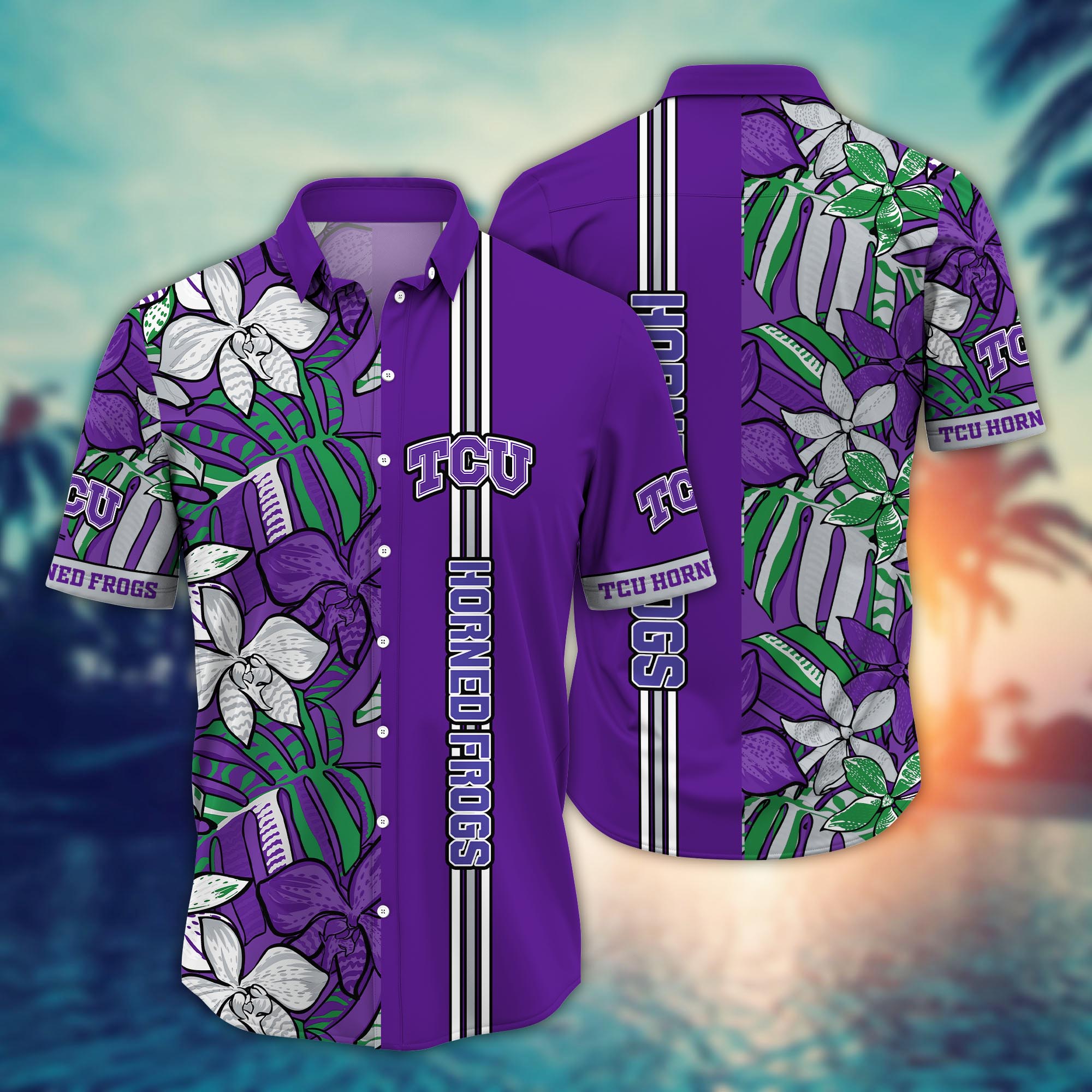 TCU Horned Frogs NCAA Flower Hawaii Shirt For Fans Ver 14