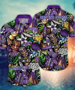 TCU Horned Frogs NCAA Flower Hawaii Shirt For Fans Ver 15