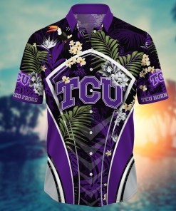 TCU Horned Frogs NCAA Flower Hawaii Shirt For Fans Ver 16