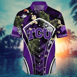 TCU Horned Frogs NCAA Flower Hawaii Shirt For Fans Ver 16