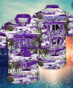 TCU Horned Frogs NCAA Flower Hawaii Shirt For Fans Ver 17