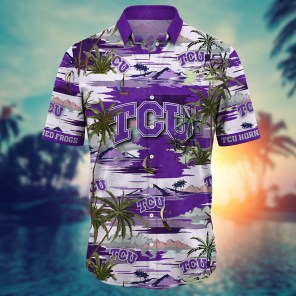 TCU Horned Frogs NCAA Flower Hawaii Shirt For Fans Ver 17