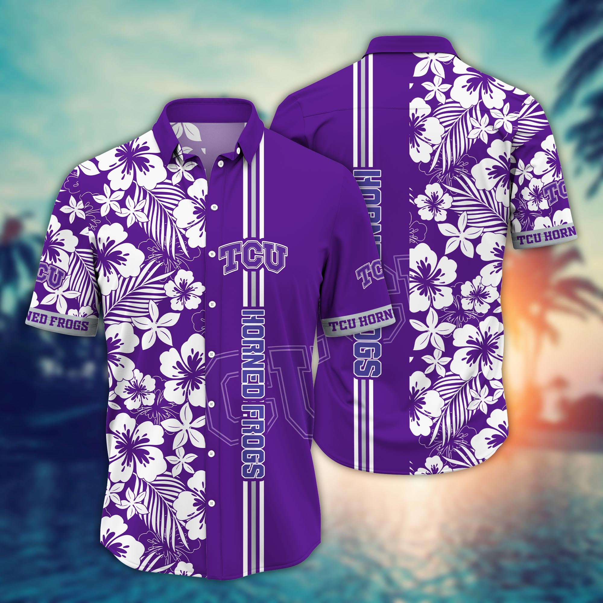 TCU Horned Frogs NCAA Flower Hawaii Shirt For Fans Ver 18