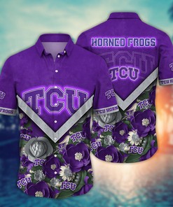 TCU Horned Frogs NCAA Flower Hawaii Shirt For Fans Ver 19