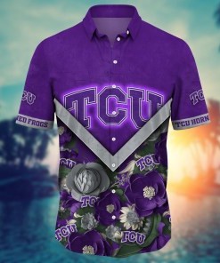 TCU Horned Frogs NCAA Flower Hawaii Shirt For Fans Ver 19