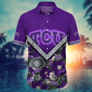 TCU Horned Frogs NCAA Flower Hawaii Shirt For Fans Ver 19